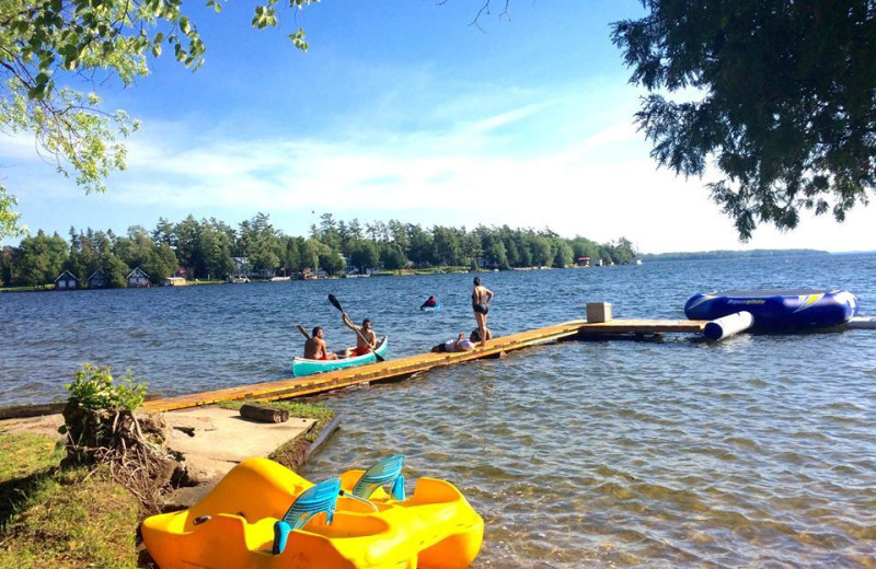 Lake view at Balsam Resort.