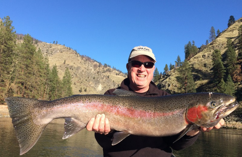 Fishing at China Bar Lodge.