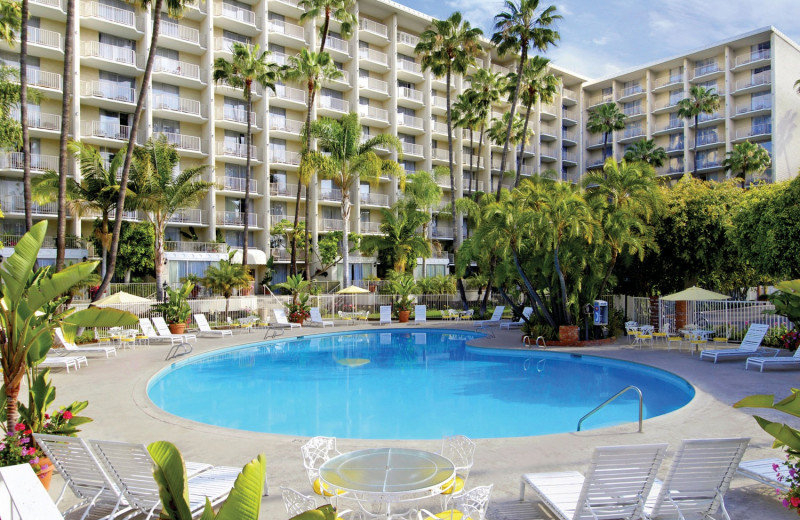 Outdoor pool at Town and Country Resort & Convention Center.
