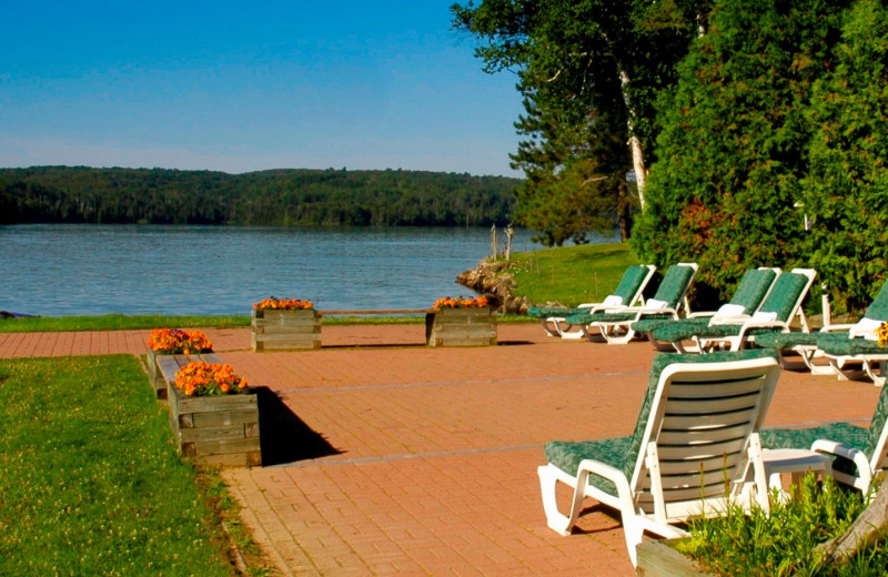 View of the lake at The Couples Resort.