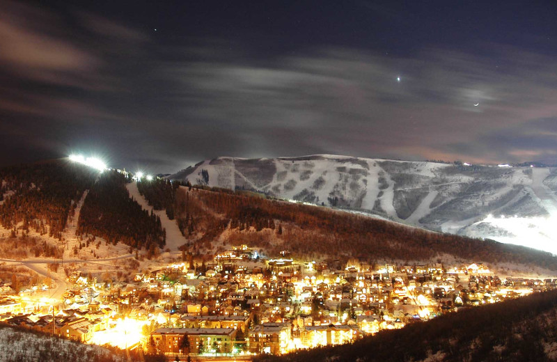 Aerial view of area at Park City Rental Properties.
