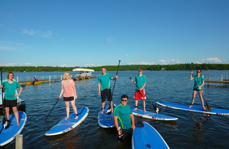 Paddle board at Cragun's Resort and Hotel on Gull Lake.