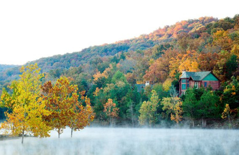 Lake view at Big Cedar Lodge.