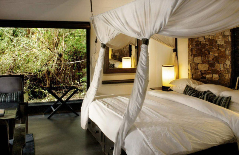 Guest room at Matetsi Private Game Reserve.