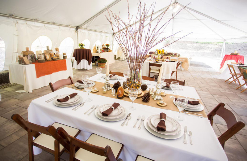 Wedding reception at White Lake Lodges.