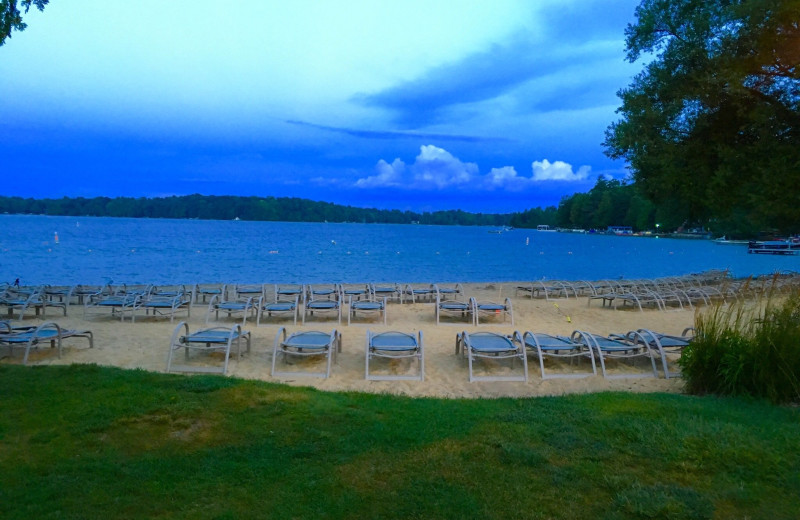 Lake at The Osthoff Resort.