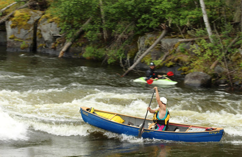 Canoeing at Churchill River Canoe Outfitters.