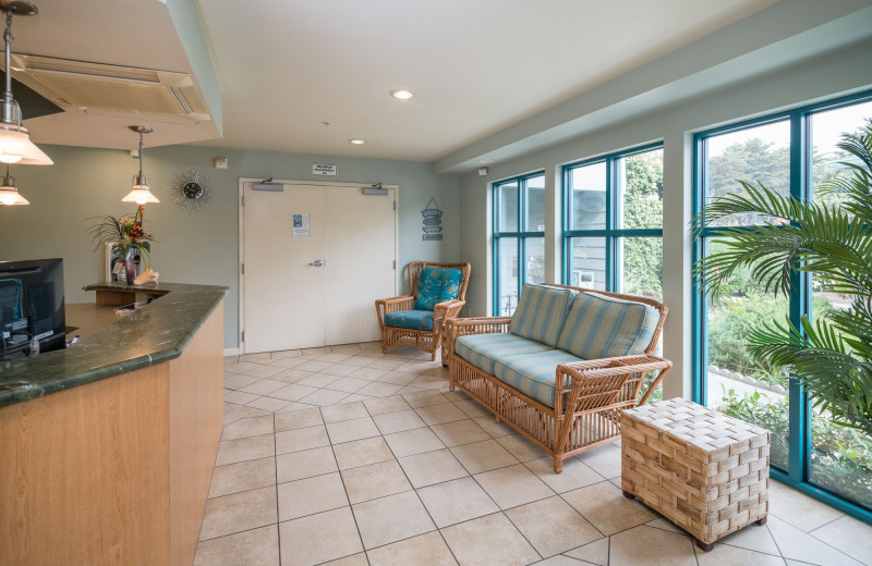 Lobby at Morro Shores Inn and Suites.