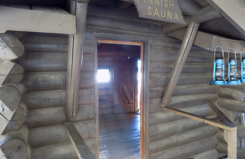 Sauna at YMCA Camp Du Nord.