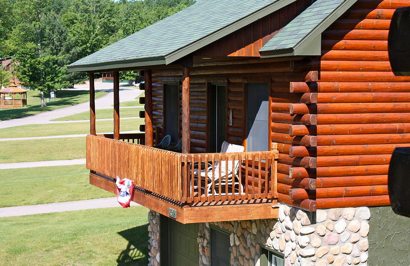 Cabin Exterior at Benjamin's Beaver Creek Resort 