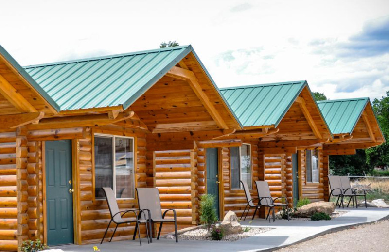 Cabin exterior at Bryce Canyon Inn.