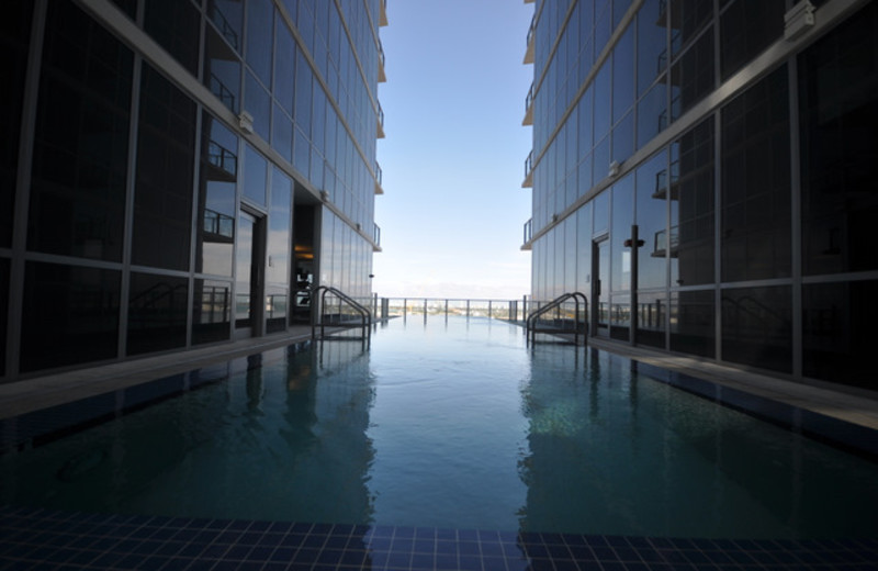 Outdoor pool at Casa Moderna Miami.