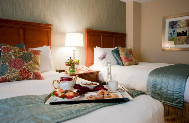 Guest room at Colony South Hotel.
