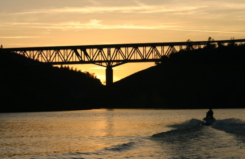 Sunrise at Lake Oroville.