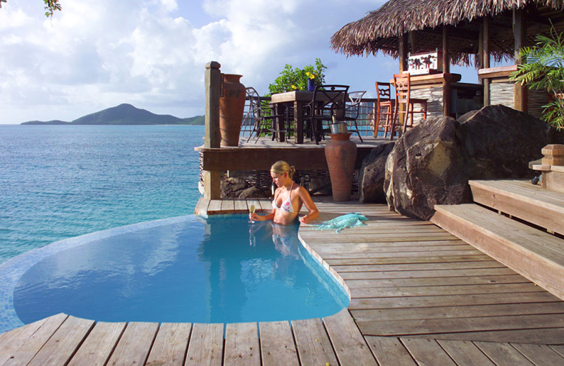 Private pool at Cocobay Resort.