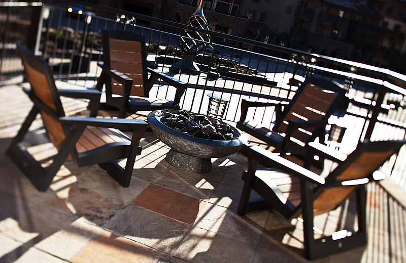 Patio at Solaris Residences.