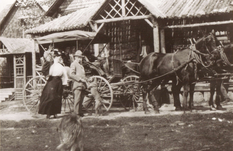 Inn history at Sweet Grass Ranch.