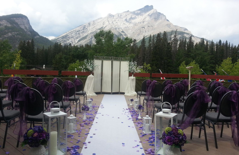 Wedding at Banff Lodging Company.