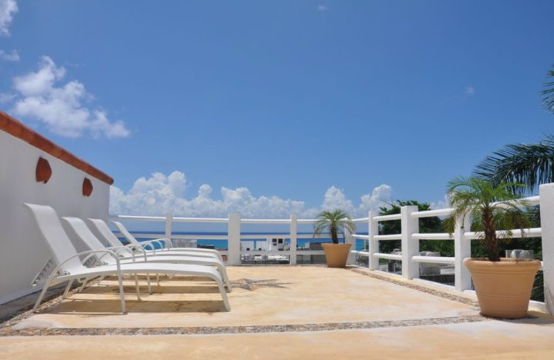 Sun deck at Hotel Flamingo.