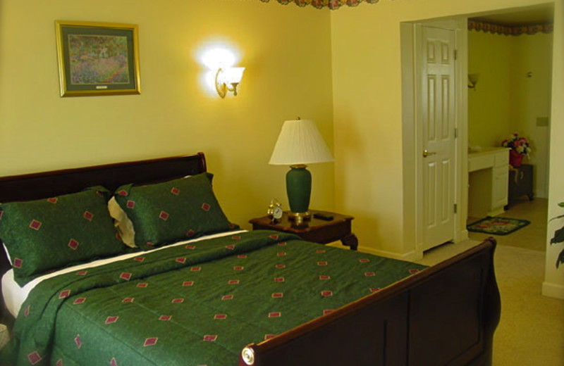 Guest room at The Abbe House Inn.