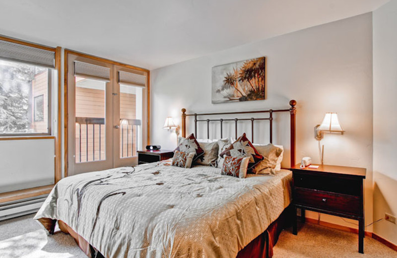 Rental bedroom at Vail Rentals by Owner.