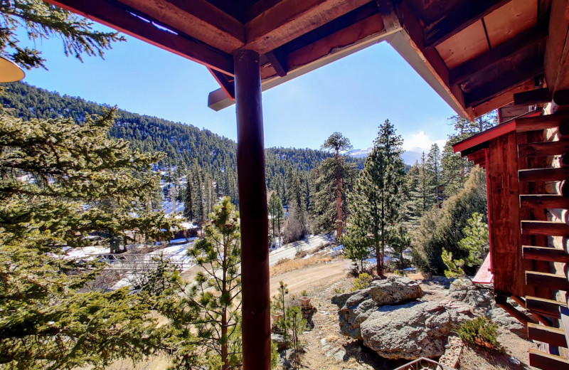 Cabin view at Valhalla Resort.