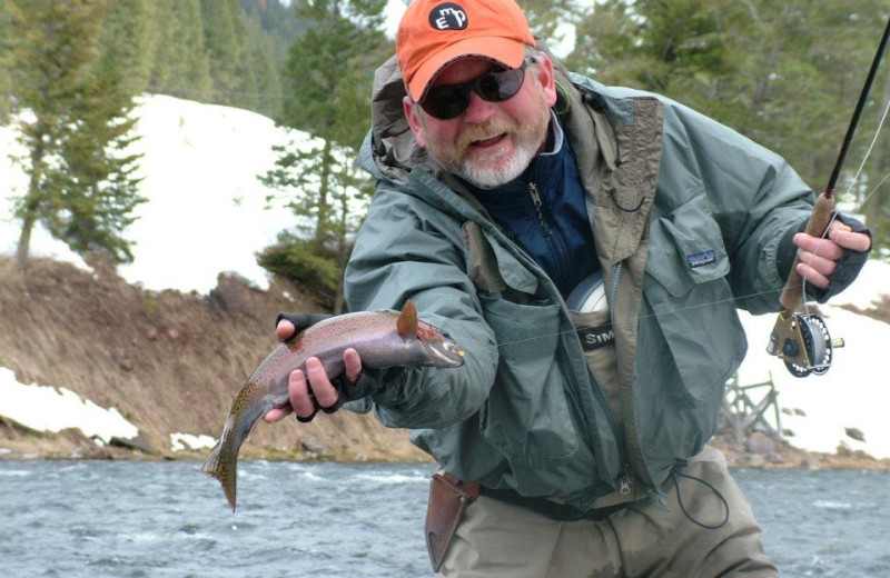 Fishing at Galloup's Slide Inn.