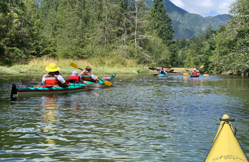 Kayaking at Reel Obsession Sport Fishing.