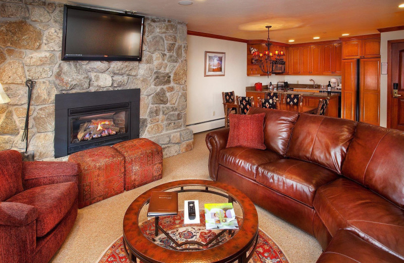 Rental living room at Vail Rentals by Owner.