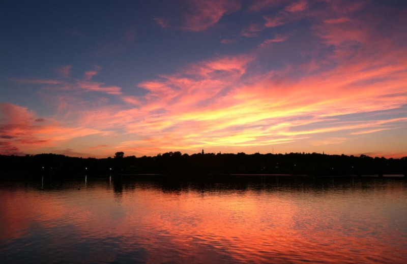 Sunset at Sheepscot Harbour Village 