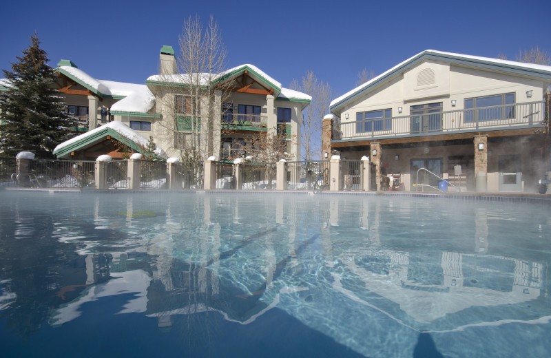 Mountain Resorts heated pool at Resort Group.