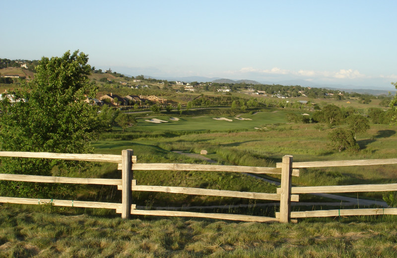 Golf course at Saddle Creek Resort.