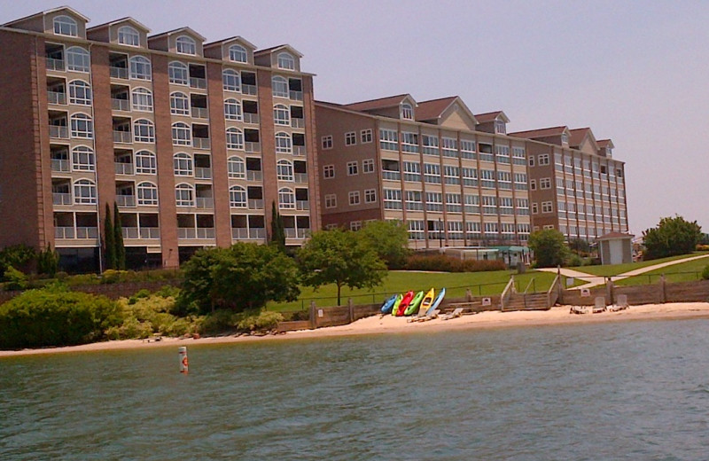 Beach at Mariners Landing.