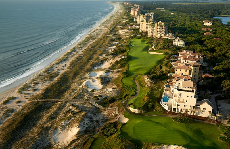 Aerial view of Omni Amelia Island Plantation.