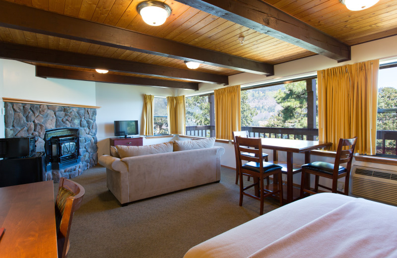 Guest room at Westcliff Lodge.