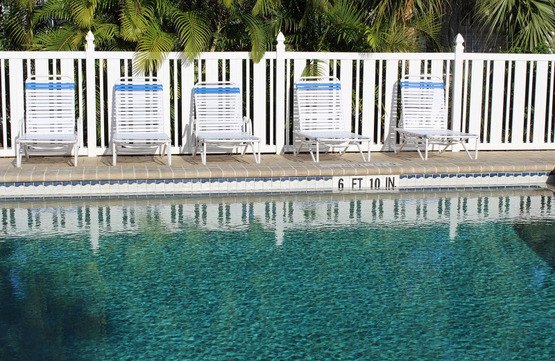 Outdoor pool at Gulfview Manor Resort.