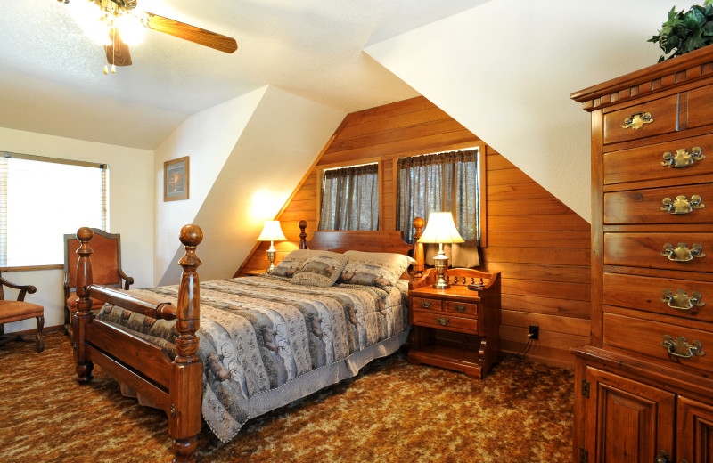 Guest room at Pinewoods Resort.