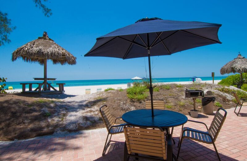 Patio at Anna Maria Island Inn.