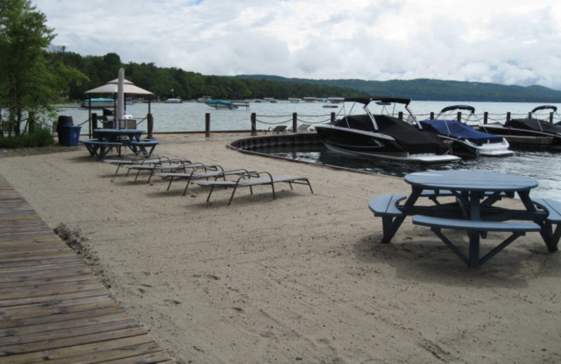 Beach at Glen Craft Marina and Resort.