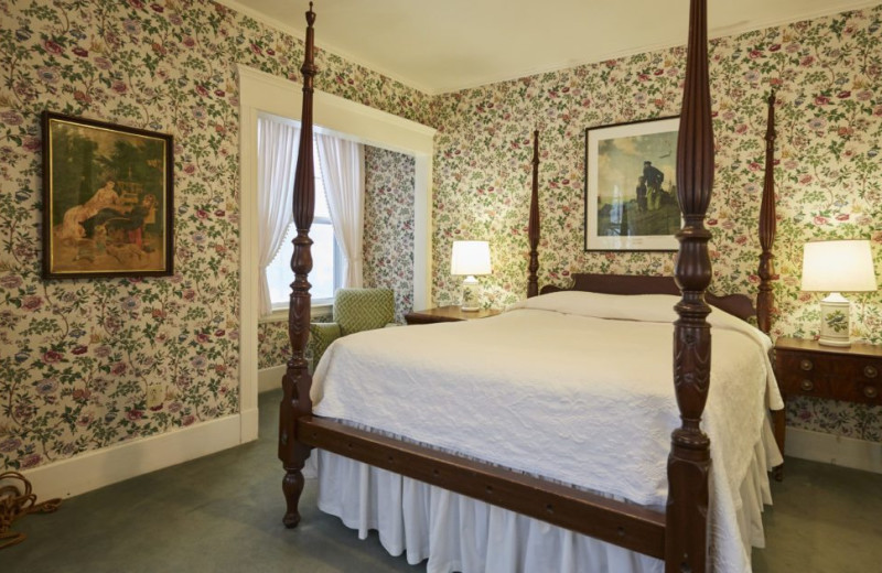 Guest room at Red Lion Inn.