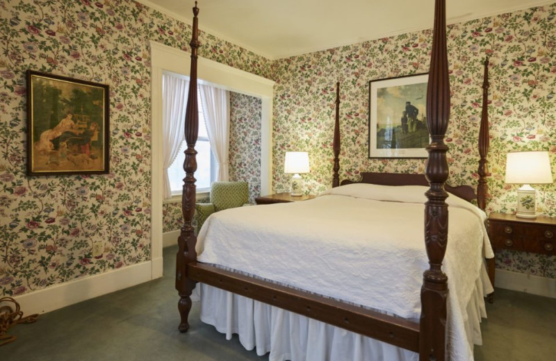 Guest room at Red Lion Inn.