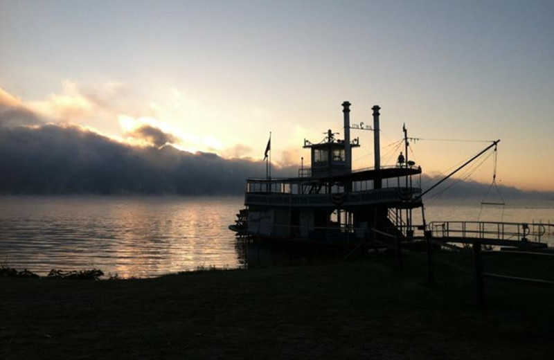 Sunrise at Chautauqua Institution.