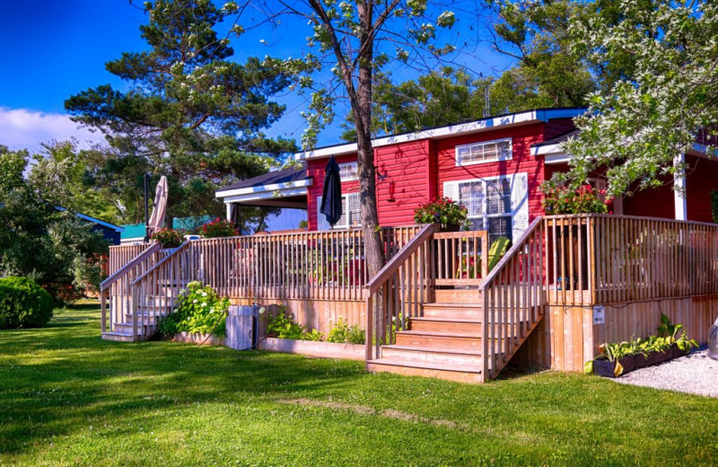 Cabin exterior at Great Blue Resorts- Vine Ridge Resort.