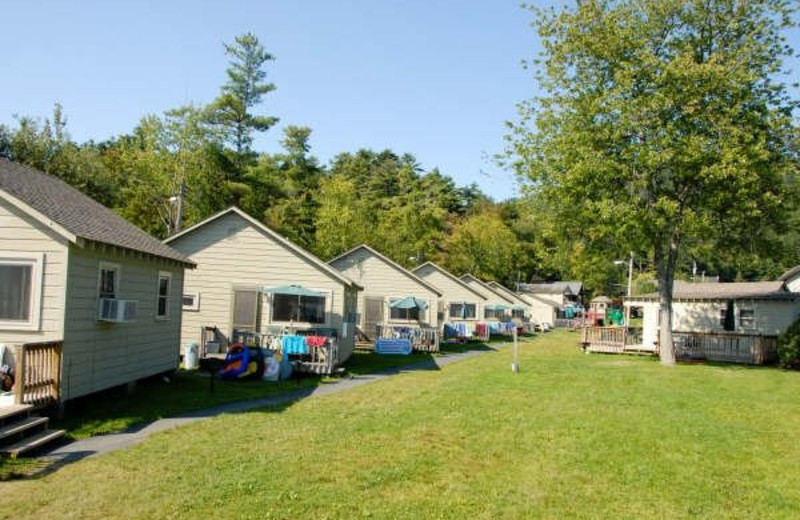 Exterior cottage view at Diamond Cove Cottages.