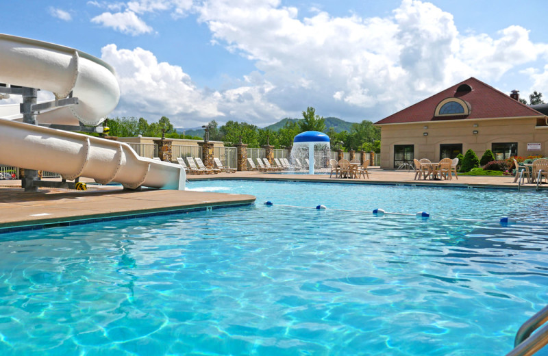 Outdoor pool at Music Road Inn.