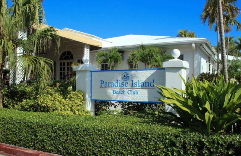 Exterior view of Paradise Island Beach Club.