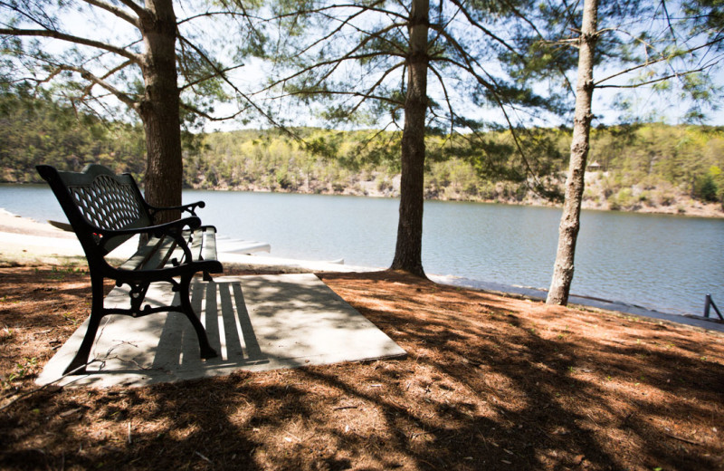 Lake view at Cohutta Springs Conference Center.