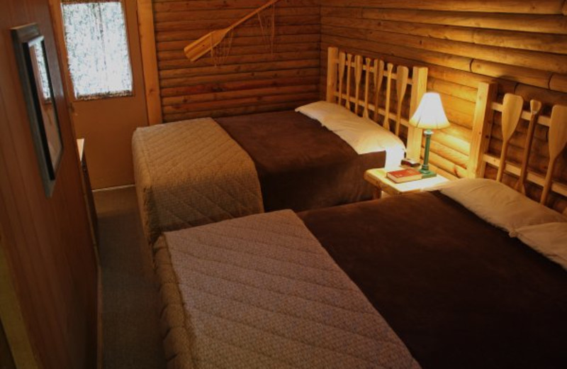 Two bed bedroom at Lindsey's Rainbow Resort.