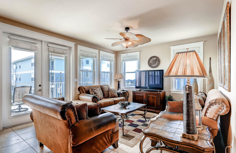 Rental living room at Pointe West Properties.