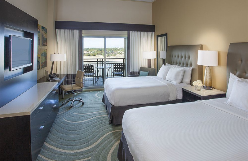 Guest room at Lakeway Resort and Spa.